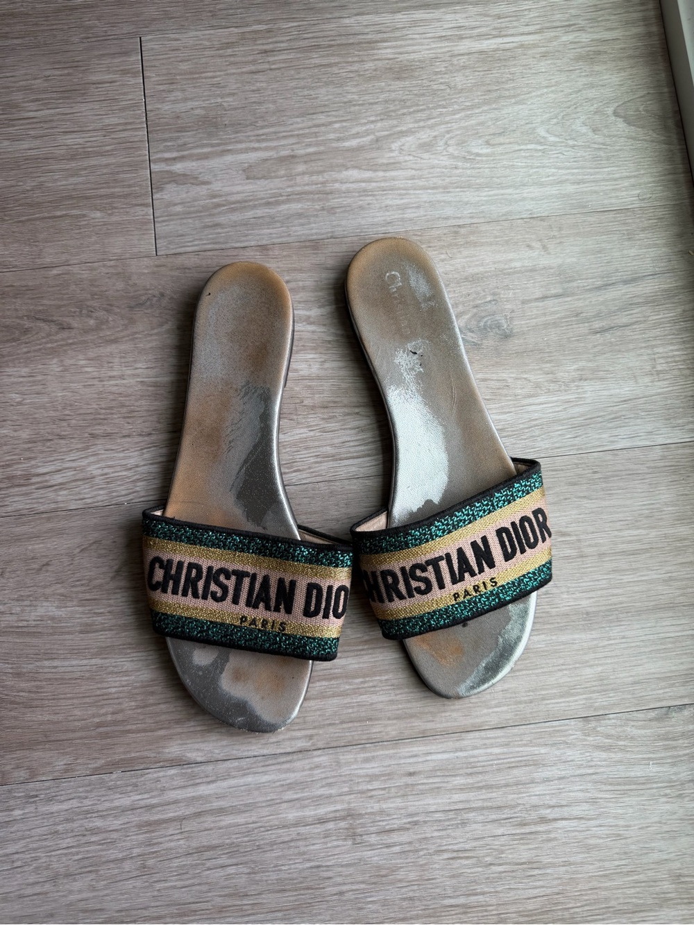 Dior Dway Slide Sandals – Size 10.5
